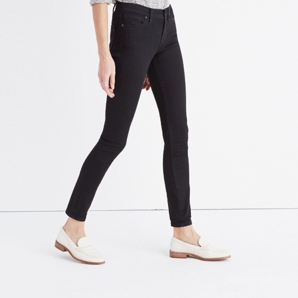 Madewell Denim - Madewell Skinny Skinny Jeans Black Frost 28 x 32